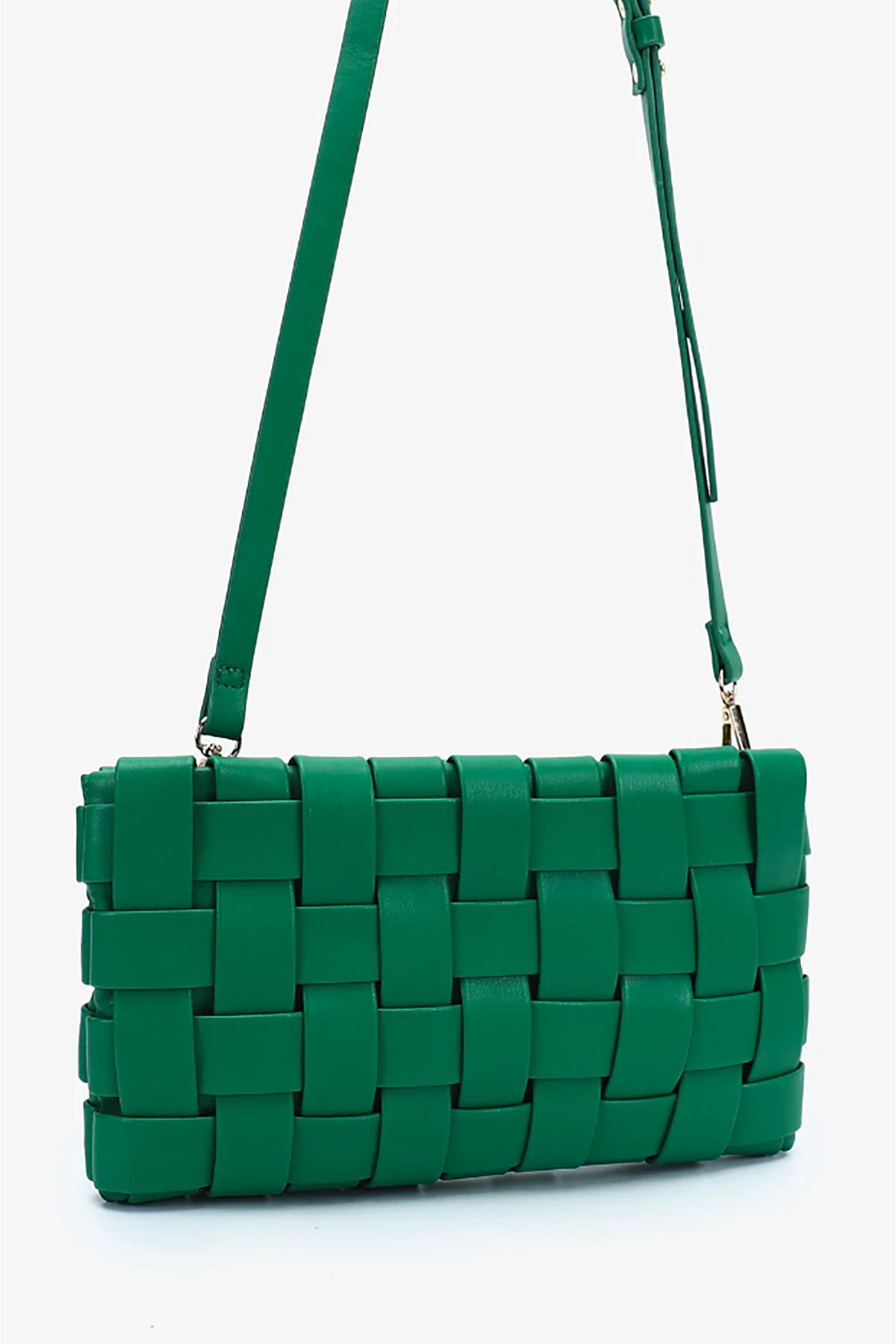 Lindy Clutch Woven Large - Green sold by French Cuff product image thumbnail 2
