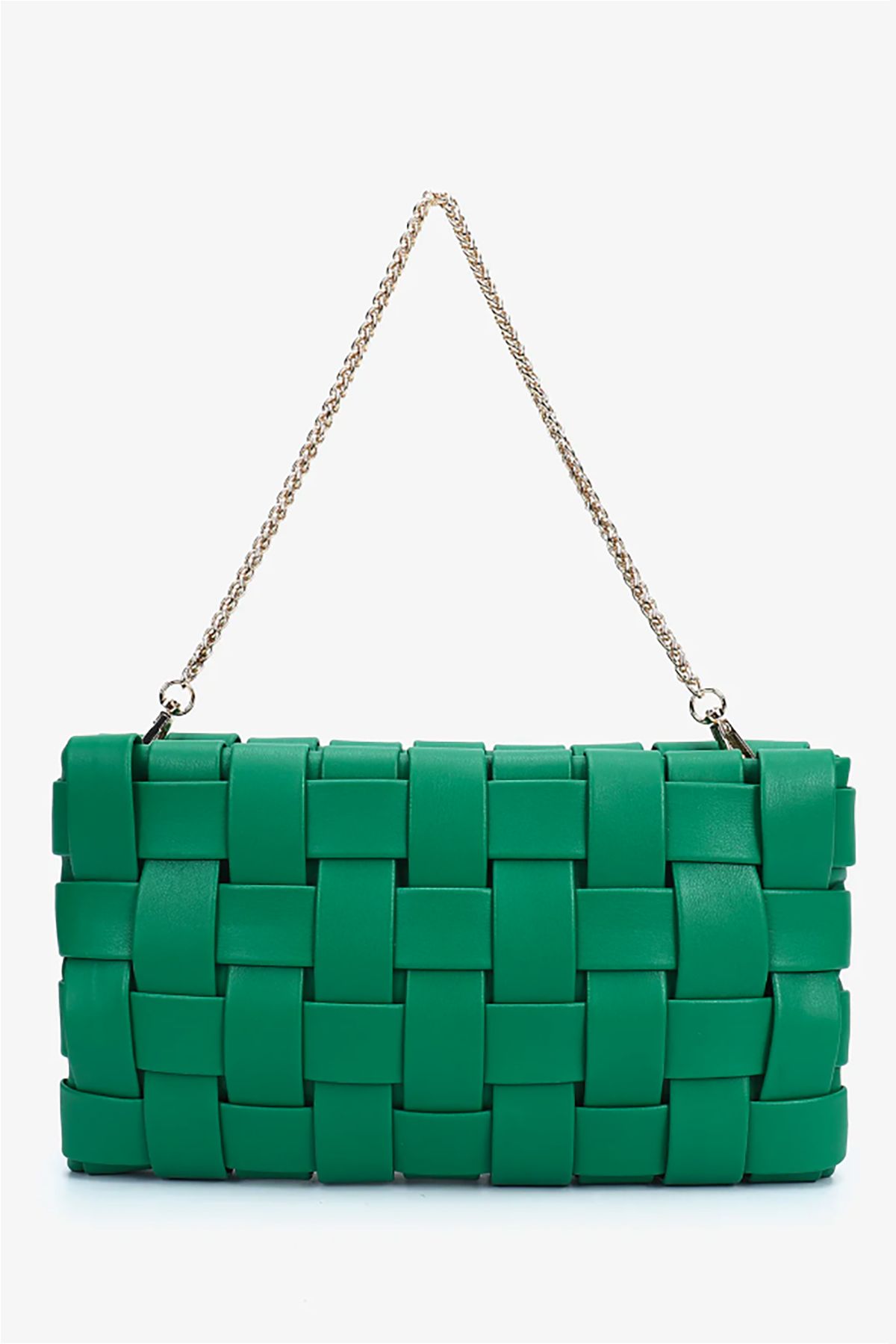 Lindy Clutch Woven Large - Green sold by French Cuff product image thumbnail 3