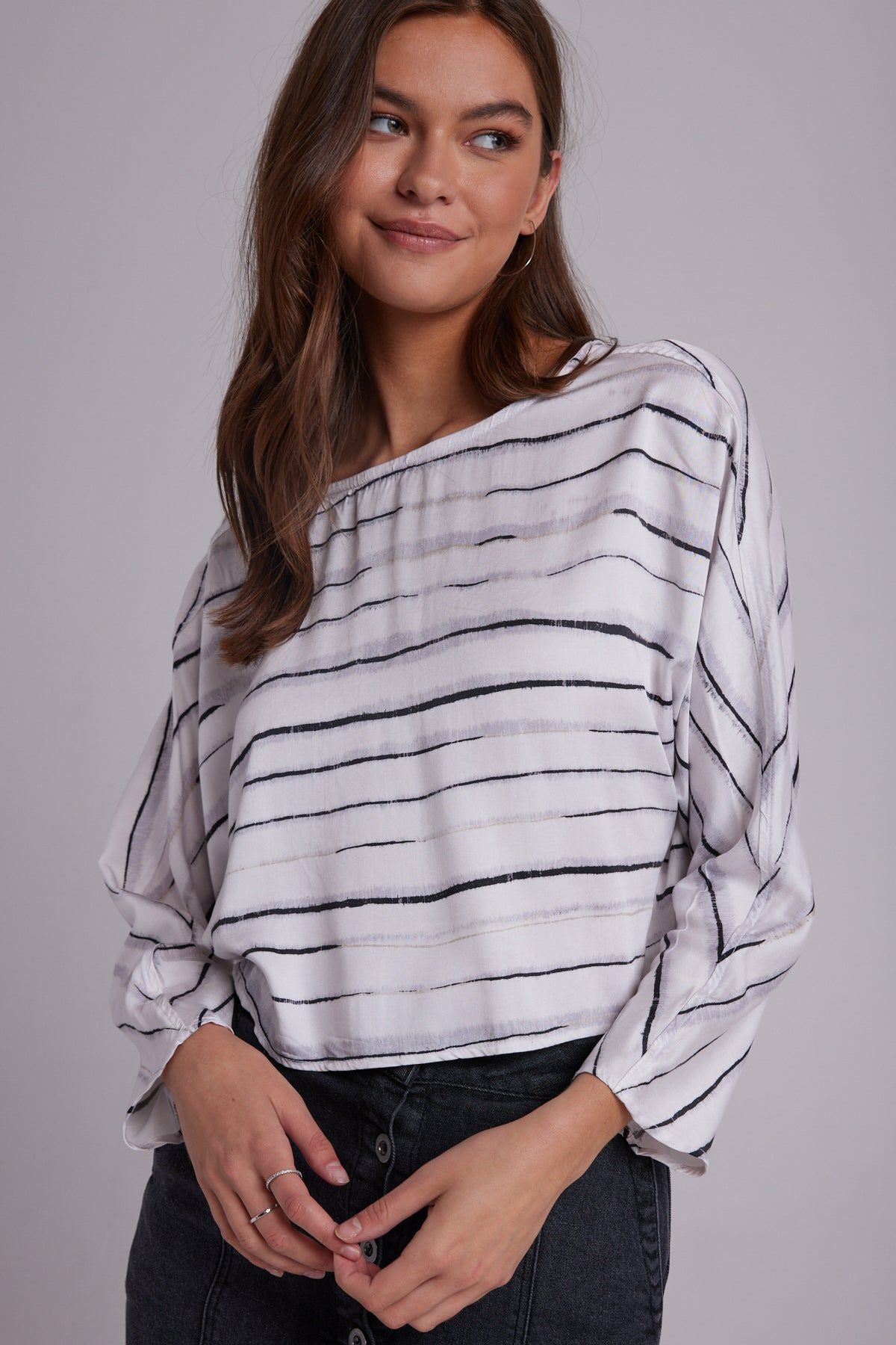 Dolman Sleeve Blouse sold by French Cuff