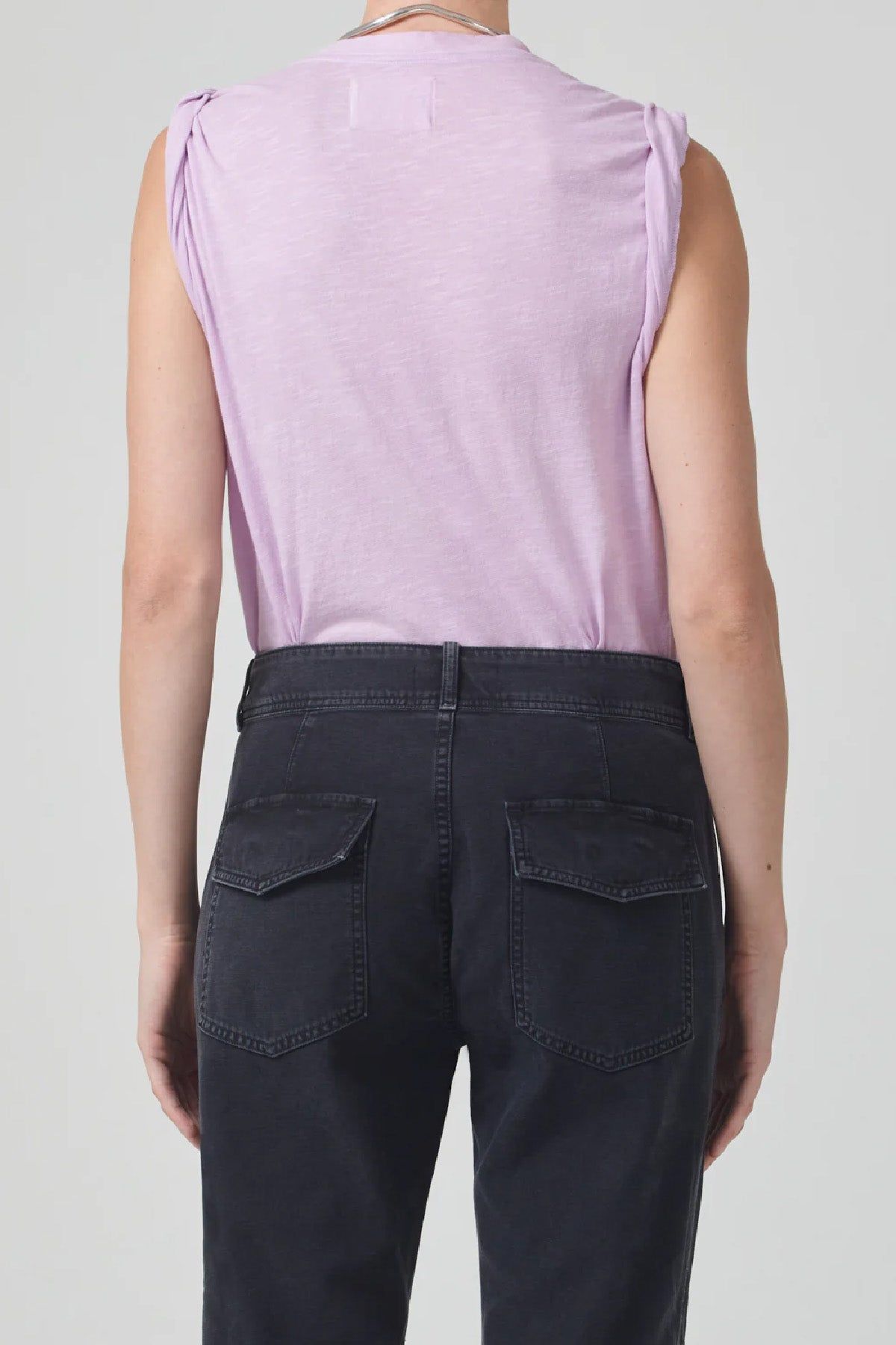 Kelsey Roll Sleeve Tee - Lavender sold by French Cuff product image thumbnail 2