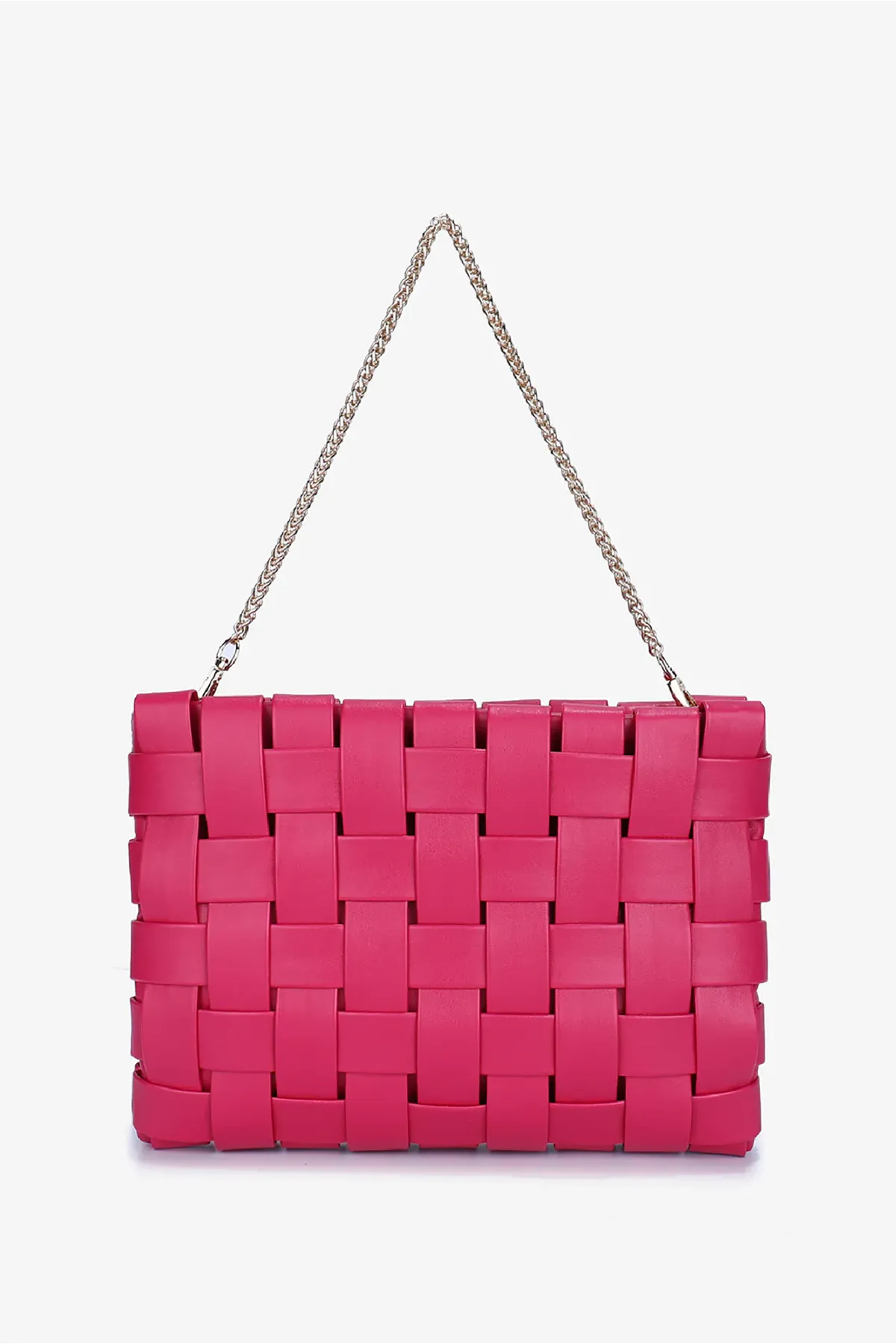 Lindy Clutch Woven Large - Magenta sold by French Cuff product image thumbnail 2
