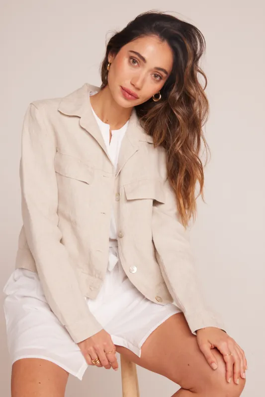 Flap Pocket Shirt Jacket sold by French Cuff