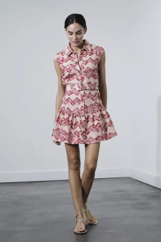 Myrtle Print Mini Dress sold by French Cuff