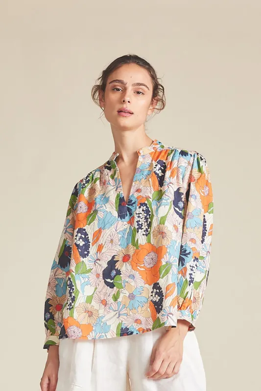 Bailey Blouse - Selva Floral sold by French Cuff