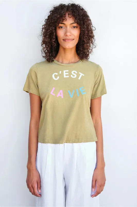La Vie Short Sleeve Crew made by Sundry