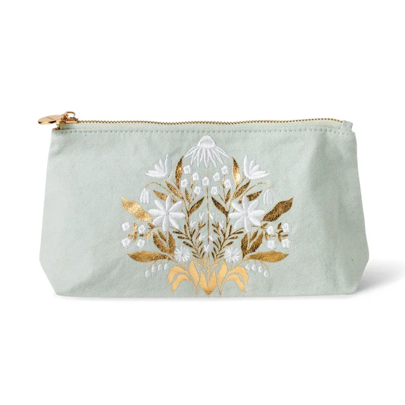 Jt Meadow Flower Flat Bottom Pouch - pack of 4 sold by Fringe Studio