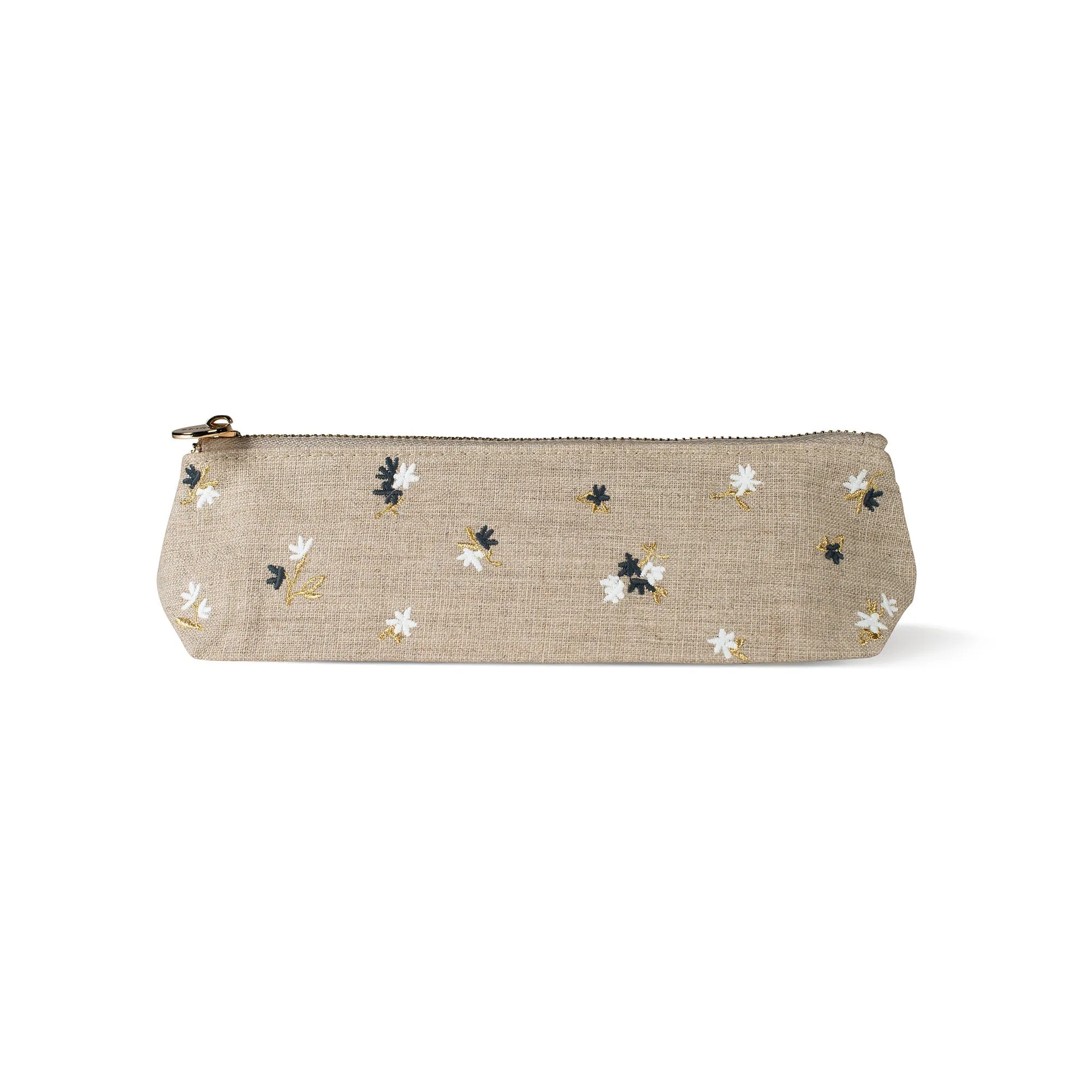 Ditsy Flat Bottom Pencil Pouch - pack of 4 sold by Fringe Studio