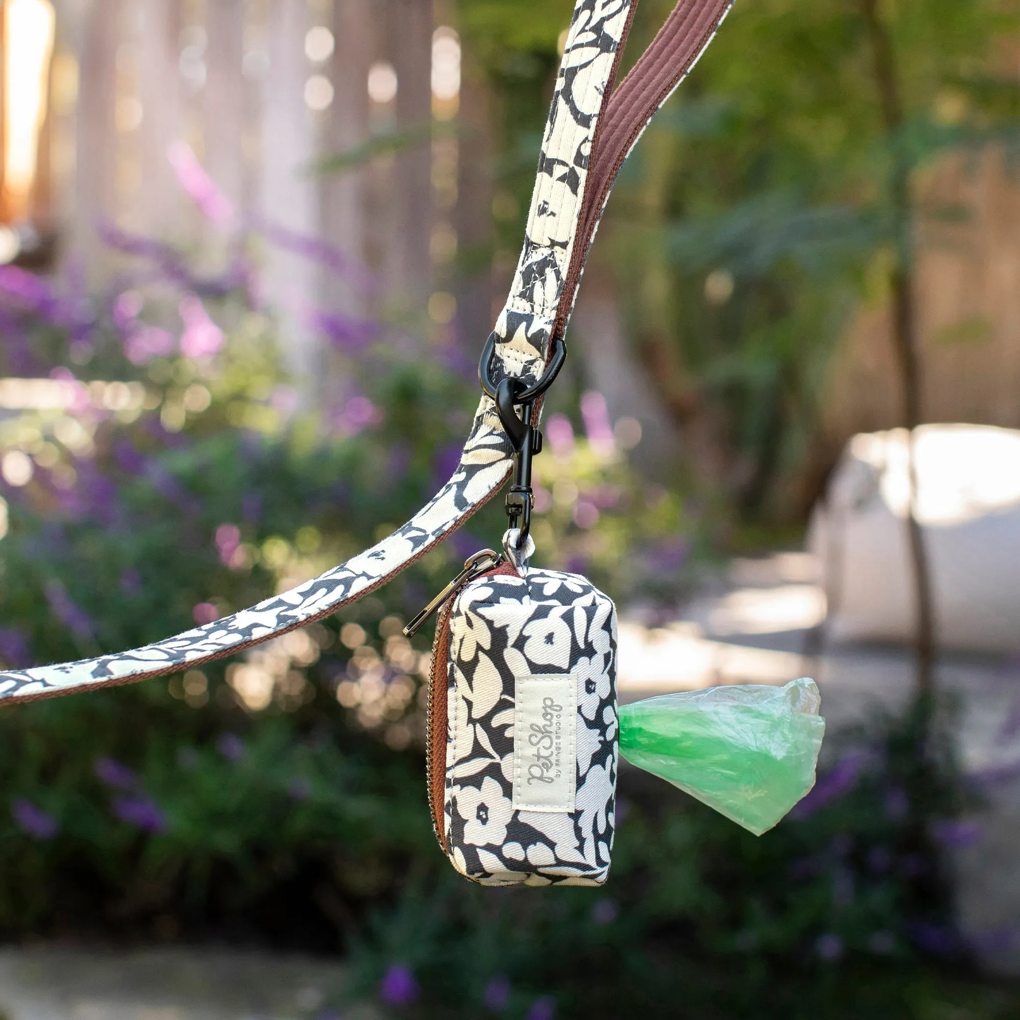 Charcoal Floral Waste Bag Holder - pack of 4 sold by Fringe Studio product image thumbnail 3