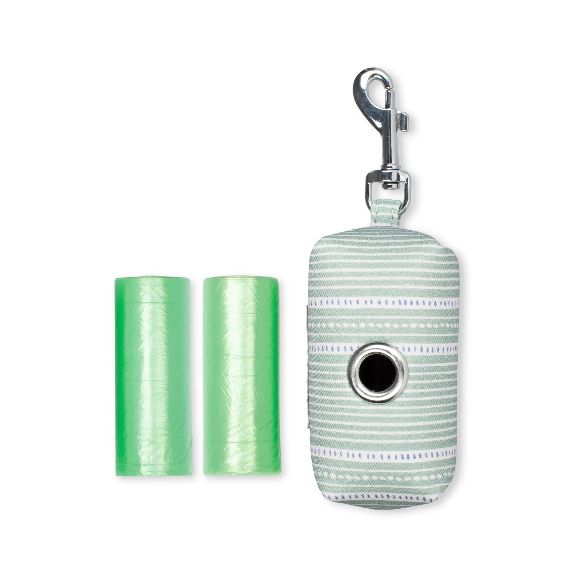 Block Stripe Dusty Sage Waste Bag Holder sold by Fringe Studio product image thumbnail 2