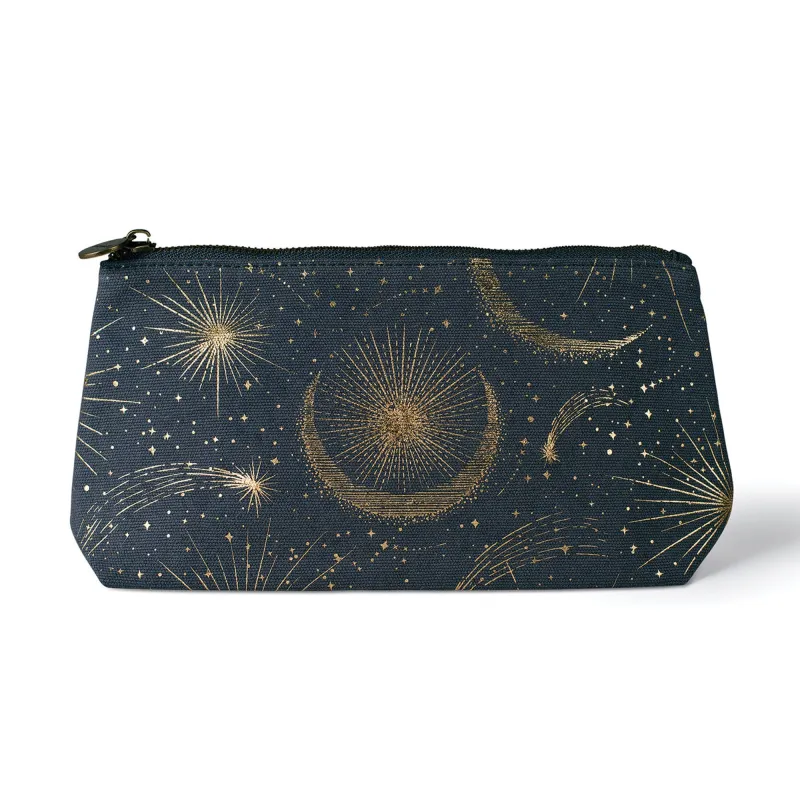 Shooting Star Flat Bottom Medium Pencil Pouch sold by Fringe Studio