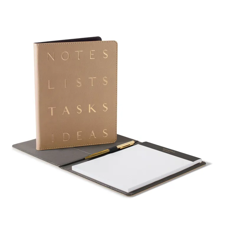 Se Letter Stack Khaki Signature Small Padfolio made by Fringe Studio