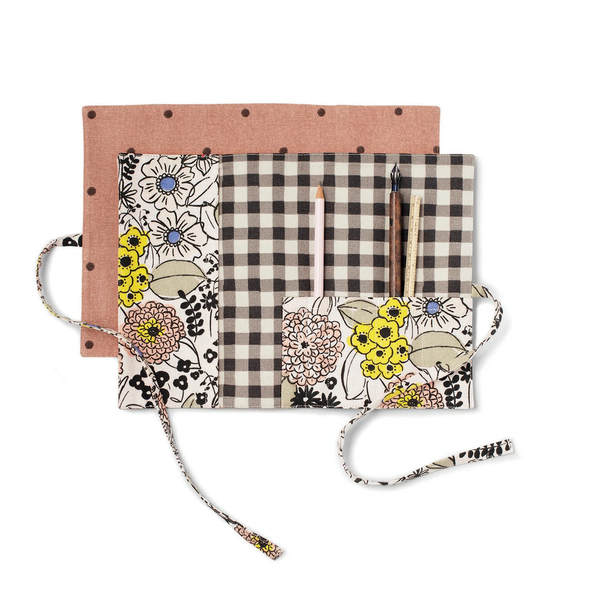 Polka Dot Roll Up Pouch sold by Fringe Studio