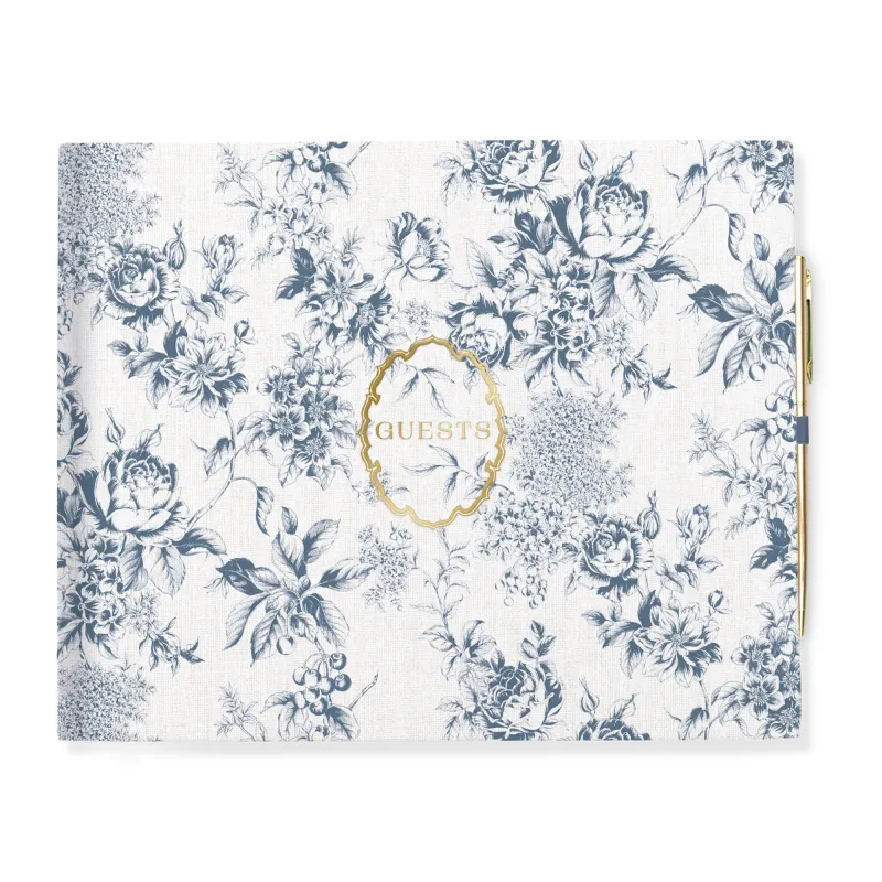 Something Blue Photo Guest Book made by Fringe Studio