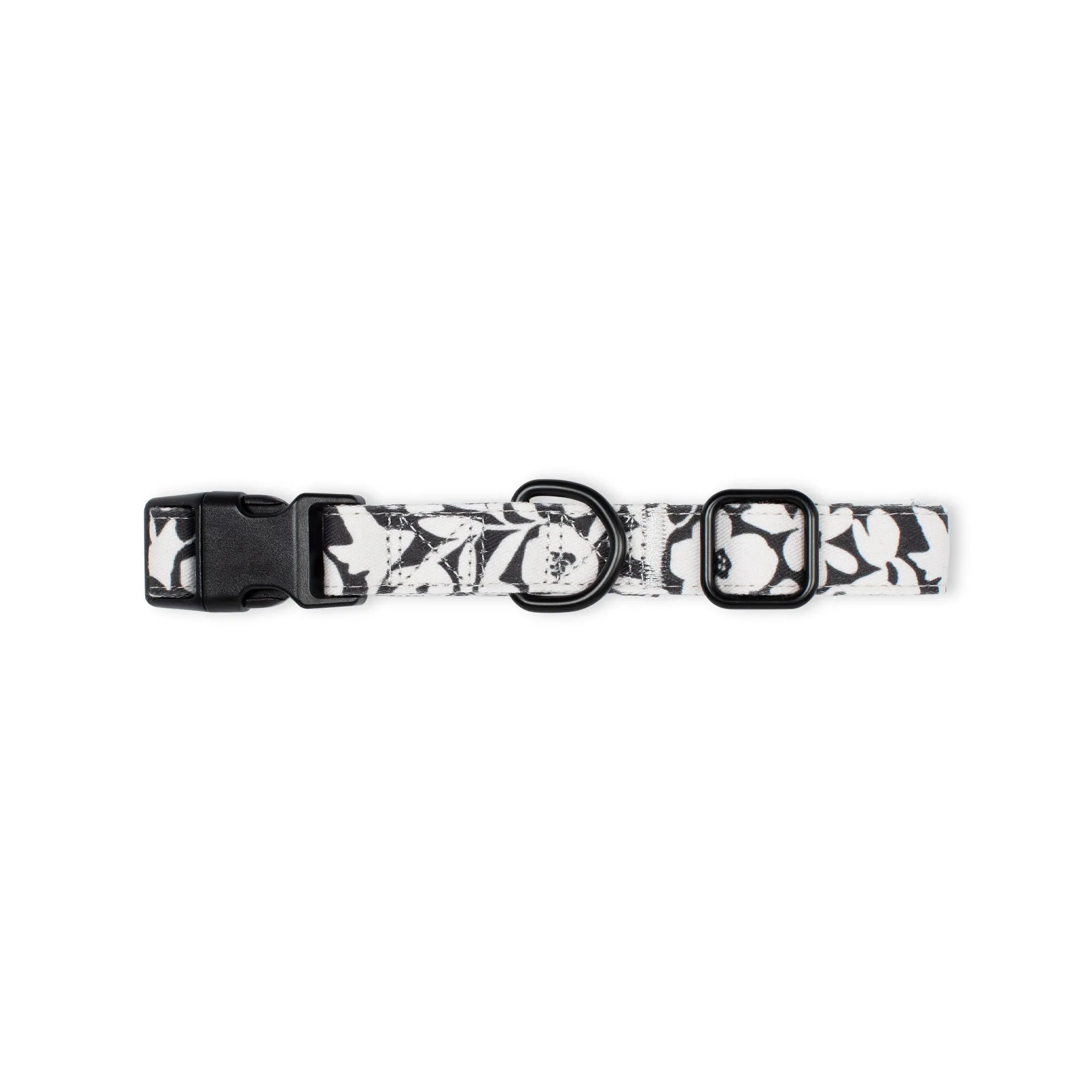 Charcoal Floral Dog Collar sold by Fringe Studio product image thumbnail 2