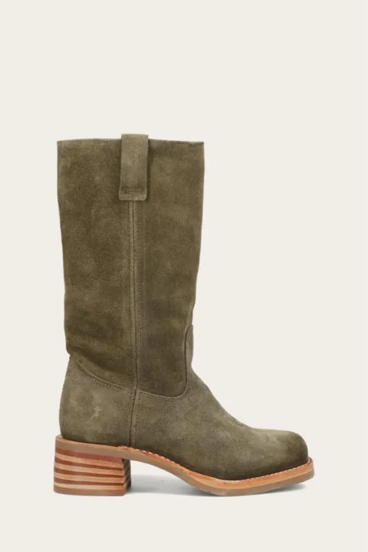 Frye Women CAMPUS 12R OLIVE/SUEDE sold by Frye