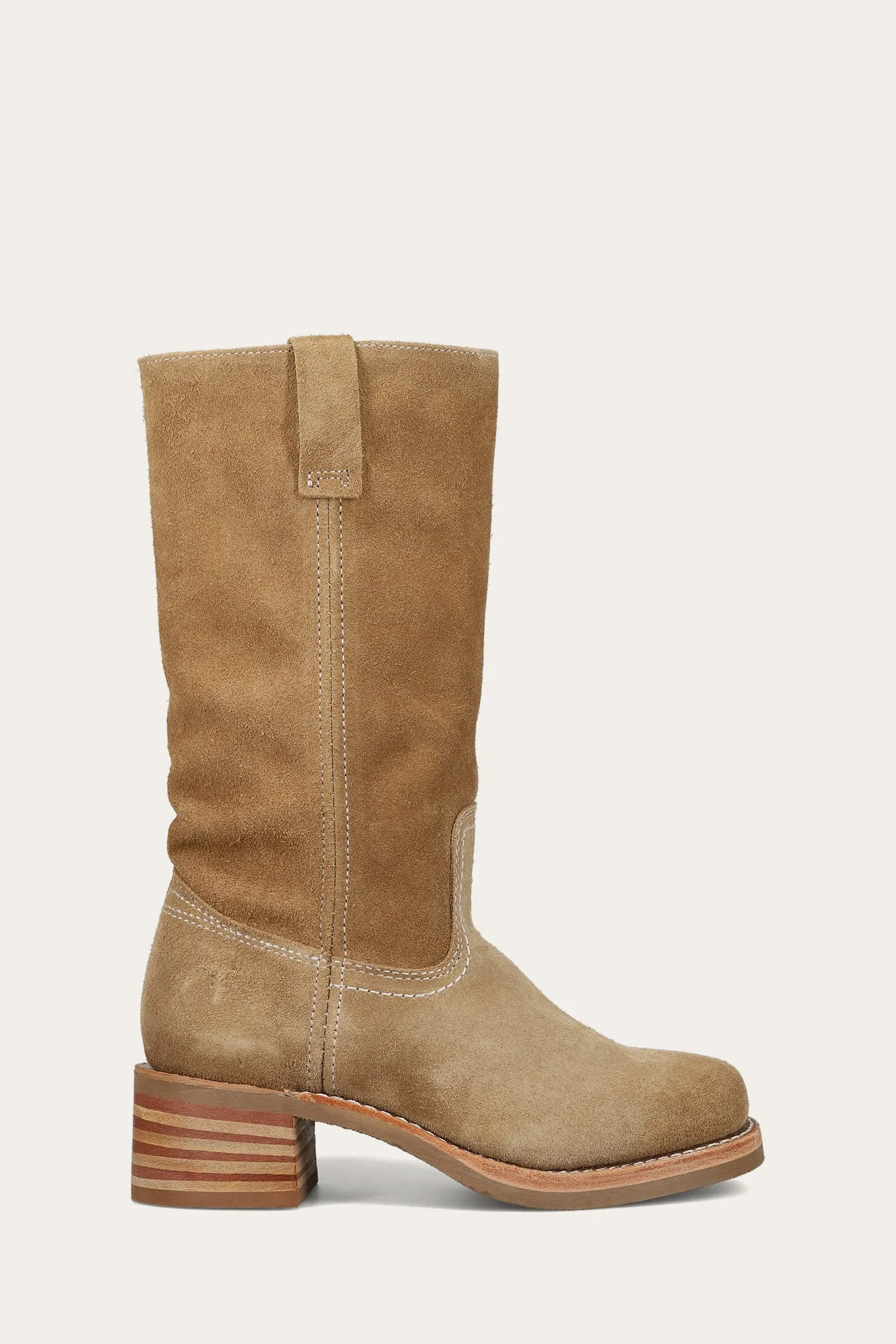 Frye Women CAMPUS 12R TAN BUCK/SUEDE sold by Frye
