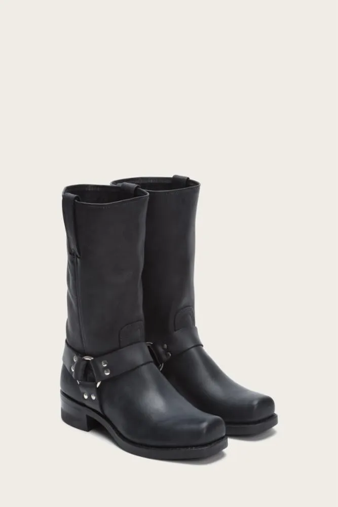 Frye Mens HARNESS 12R BLACK/OILED LEATHER sold by Frye product image thumbnail 2