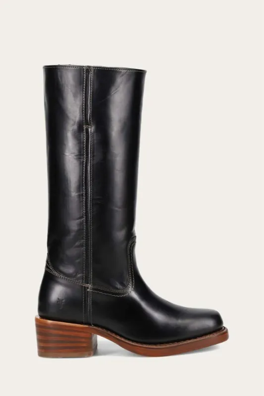 Frye Women CAMPUS 14L JET BLACK/SHADOW sold by Frye