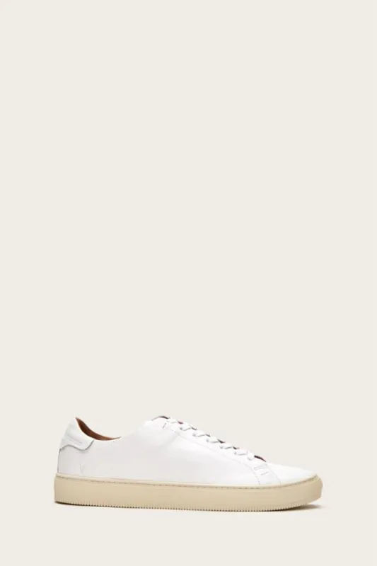 Frye Mens ASTOR LOW LACE WHITE/TUMBLED COW sold by Frye