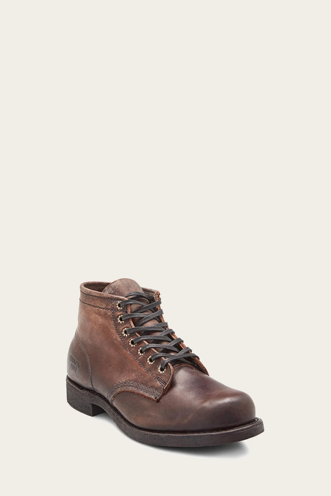 Frye Mens PRISON BOOT DK BROWN/STONEWASH PULLUP sold by Frye product image thumbnail 2