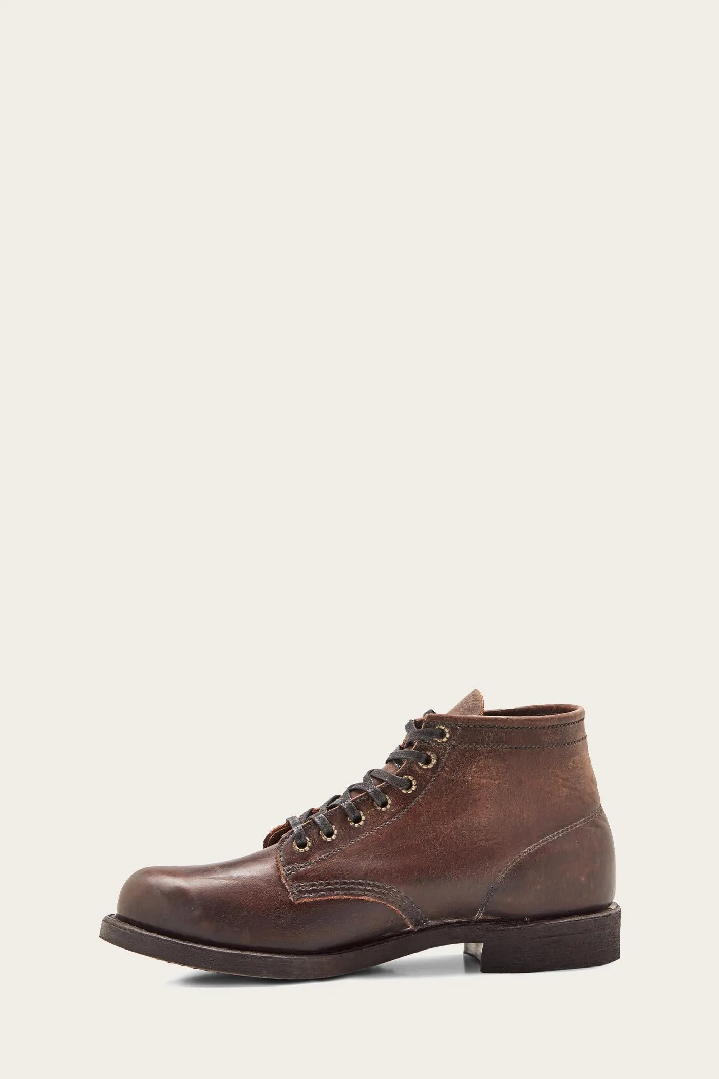 Frye Mens PRISON BOOT DK BROWN/STONEWASH PULLUP sold by Frye product image thumbnail 3