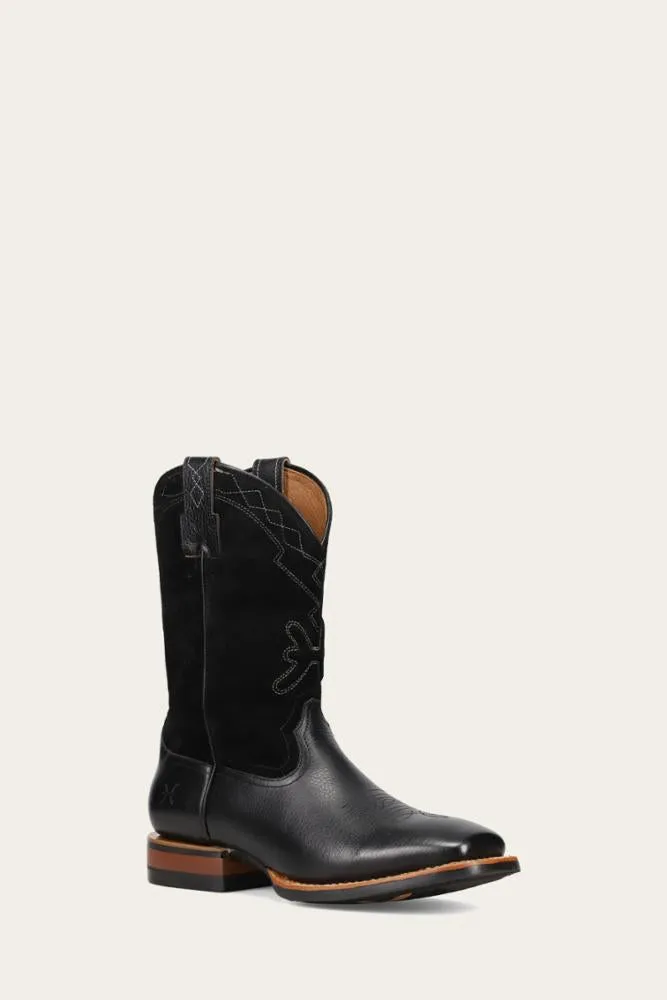 Frye Mens HAUSER LOGO STITCH BLACK BLACK sold by Frye product image thumbnail 2