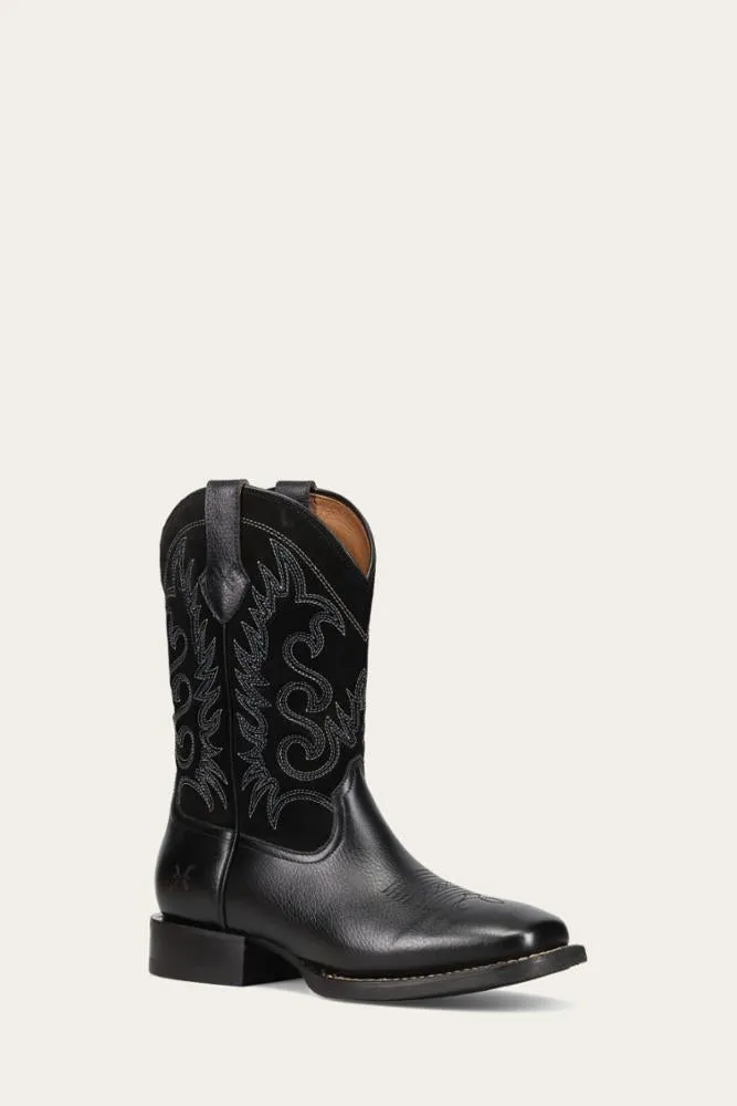 Frye Mens HAUSER DECO STITCH BLACK/BLACK sold by Frye product image thumbnail 2