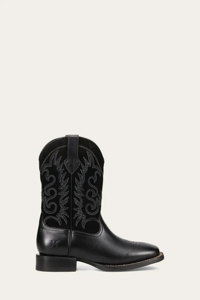 Frye Mens HAUSER DECO STITCH BLACK/BLACK sold by Frye