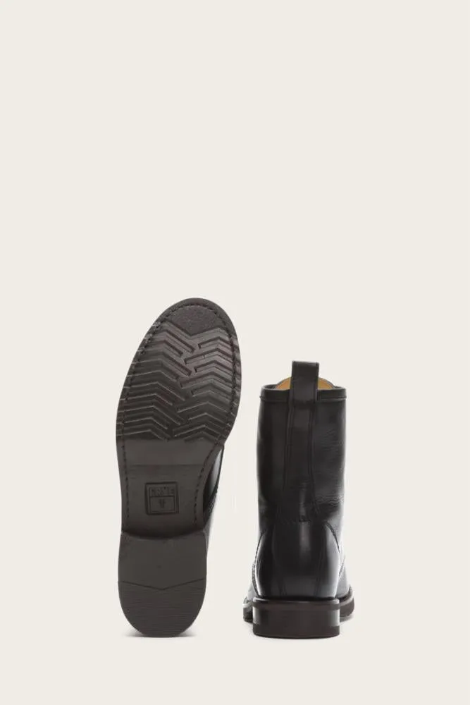 Frye Women VERONICA COMBAT BLACK/SOFT VINTAGE LEATHER sold by Frye product image thumbnail 5