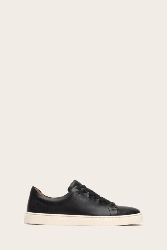 Frye Women IVY LOW LACE BLACK/POLISHED SOFT FULL GRAIN sold by Frye