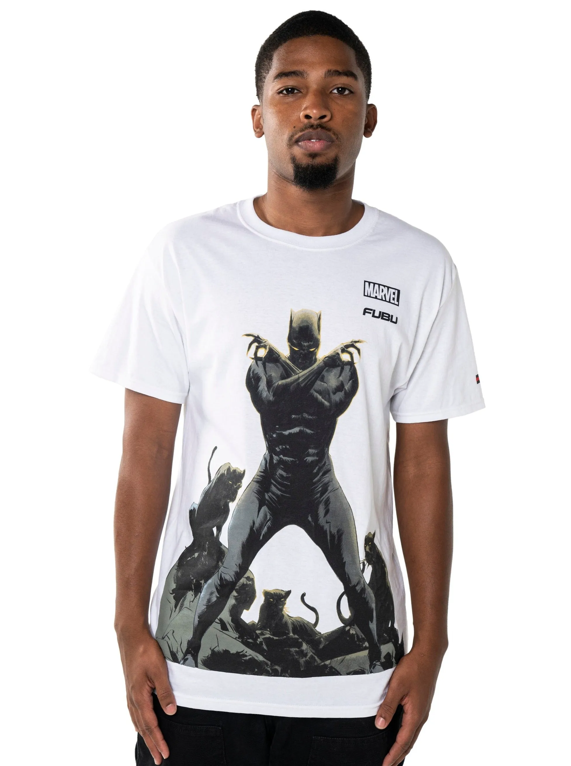Black Panther White Tee sold by FUBU
