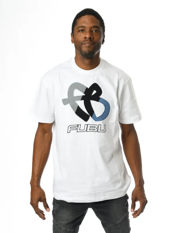 Tri-Color FB Logo Tee sold by FUBU
