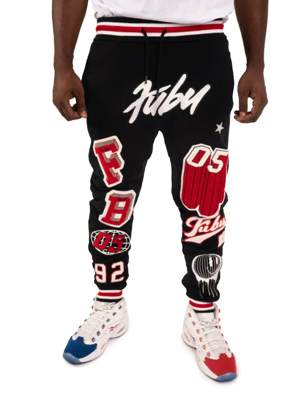 Varsity Chenille Patch Jogger sold by FUBU