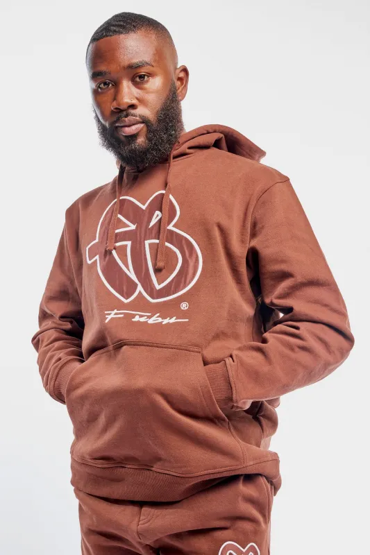 Classic Hoodie-Brown sold by FUBU