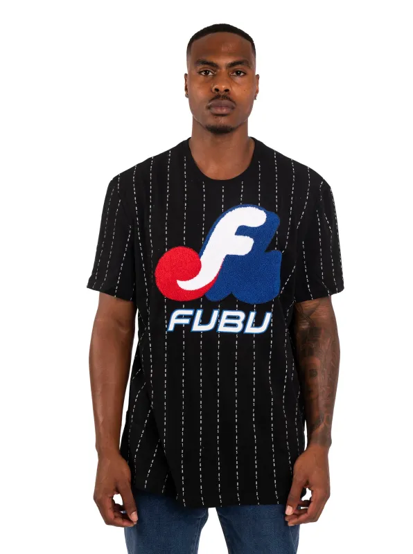 Chenille Patch Matrix Tee - Black sold by FUBU
