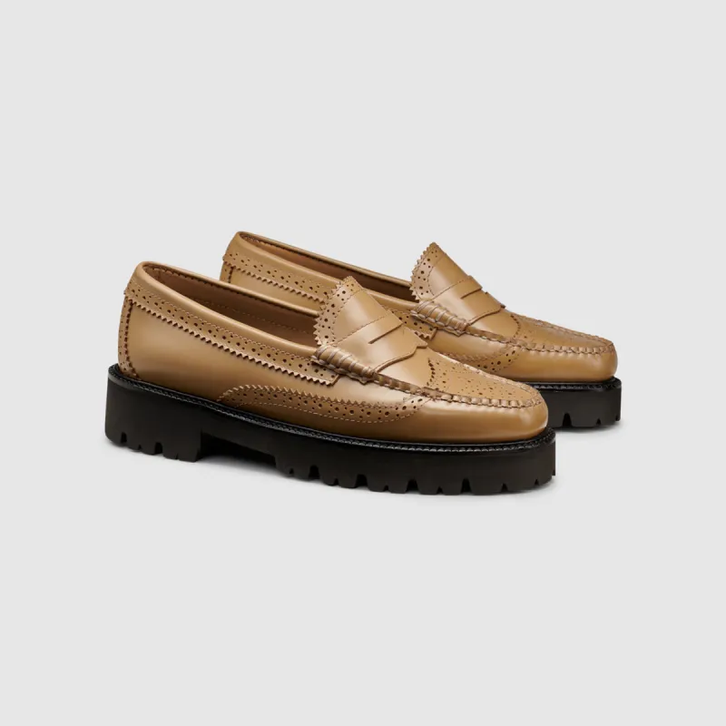 WOMENS WHITNEY BROGUE SUPER LUG WEEJUNS LOAFER sold by G.H. Bass & Co.