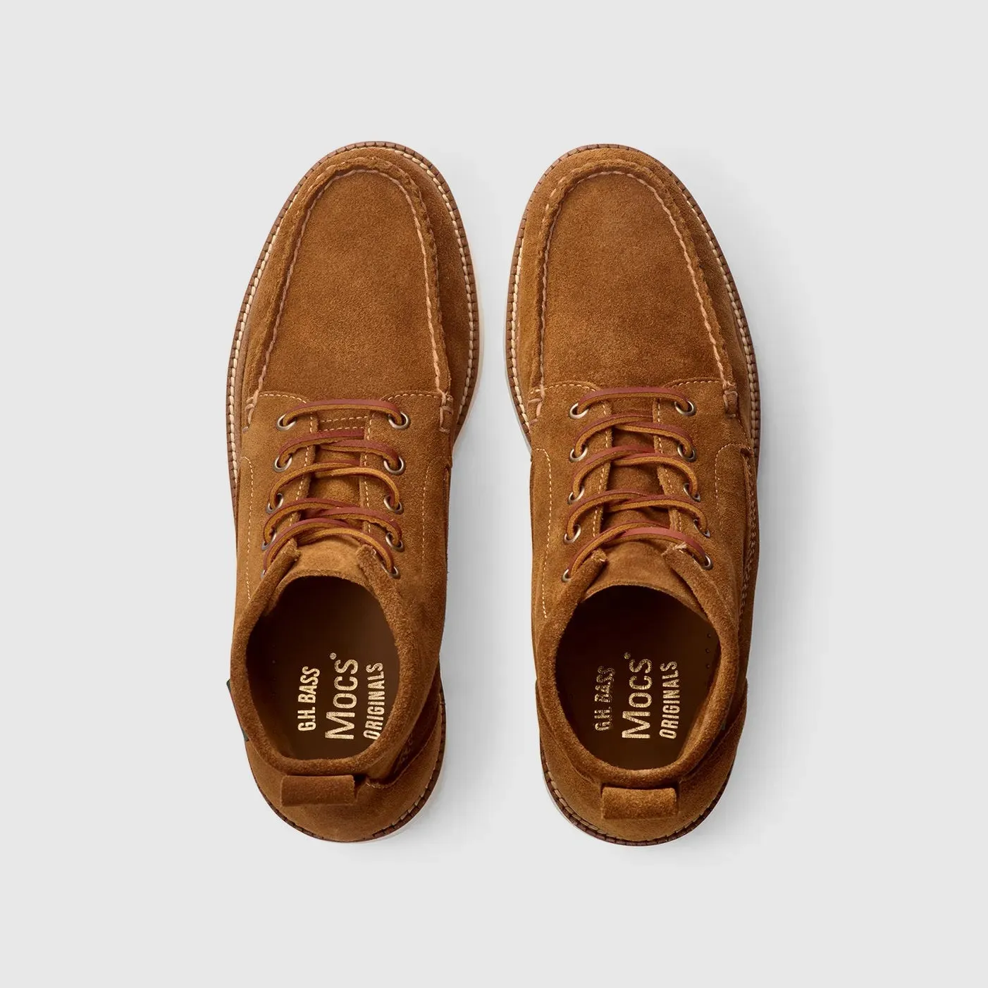 MENS SUEDE RANGER SUPER LUG MOC BOOT sold by G.H. Bass & Co. product image thumbnail 3