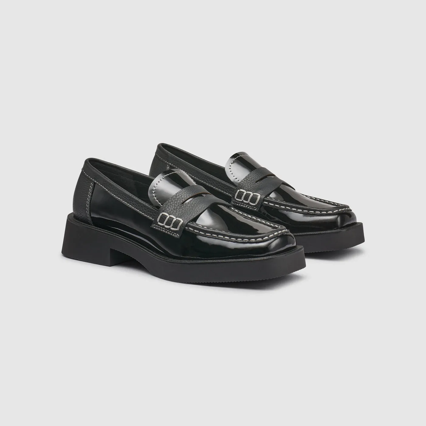 WOMENS BOWERY SQUARE TOE PENNY LOAFER sold by G.H. Bass & Co.