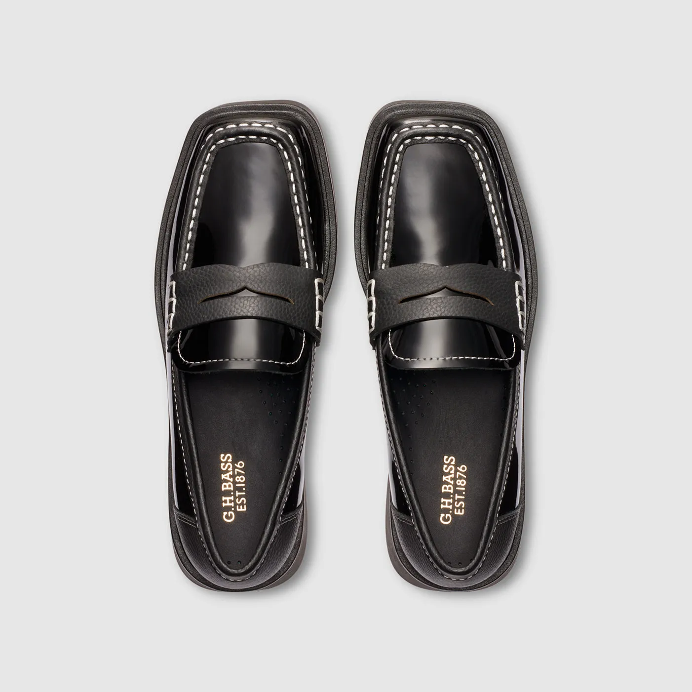 WOMENS BOWERY SQUARE TOE PENNY LOAFER sold by G.H. Bass & Co. product image thumbnail 3
