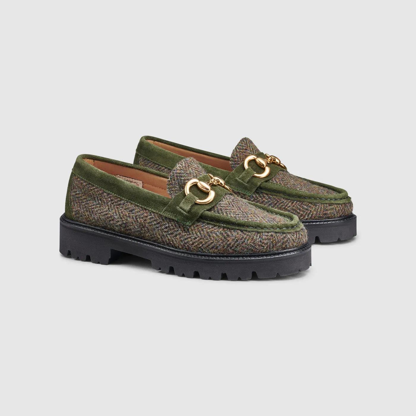 WOMENS LIANNA HARRIS TWEED SUPER BIT WEEJUNS LOAFER sold by G.H. Bass & Co.