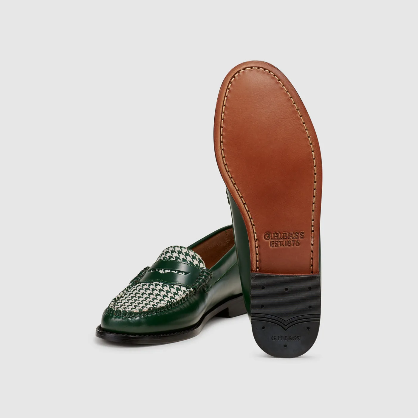 WOMENS WHITNEY HOUNDSTOOTH WEEJUNS LOAFER sold by G.H. Bass & Co. product image thumbnail 5