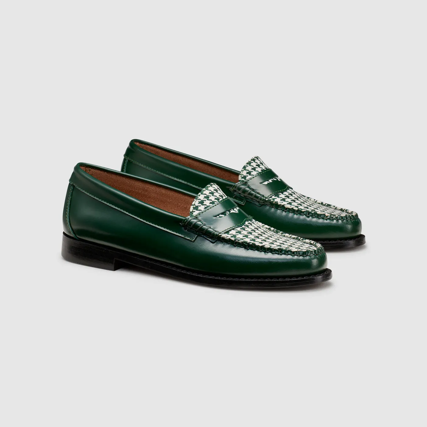 WOMENS WHITNEY HOUNDSTOOTH WEEJUNS LOAFER sold by G.H. Bass & Co.