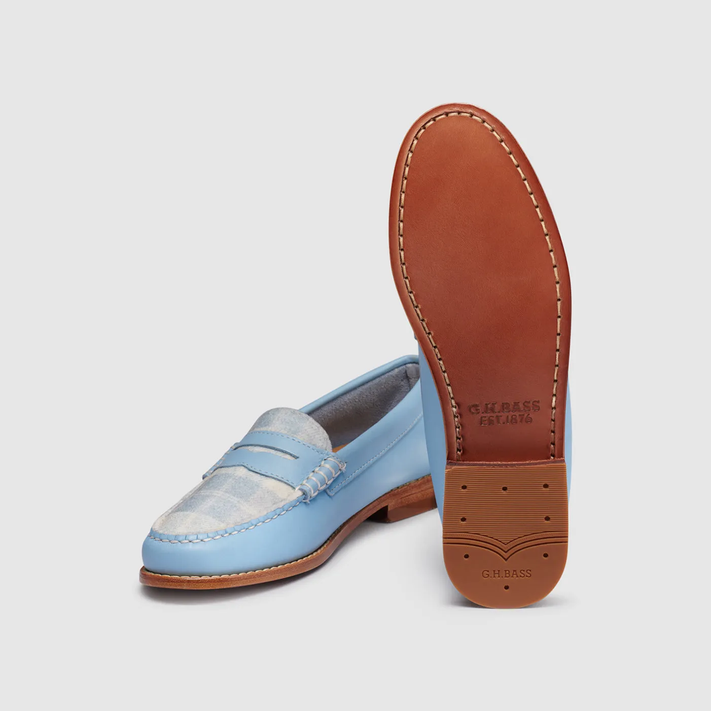 WOMENS WHITNEY PLAID WEEJUNS LOAFER sold by G.H. Bass & Co. product image thumbnail 4