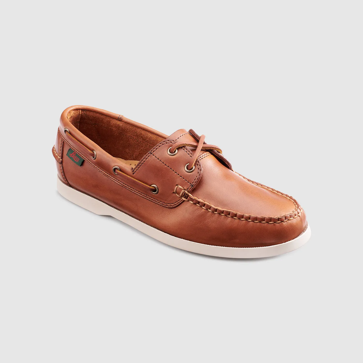 Mens Leather Hampton Boat Shoe sold by G.H. Bass & Co.