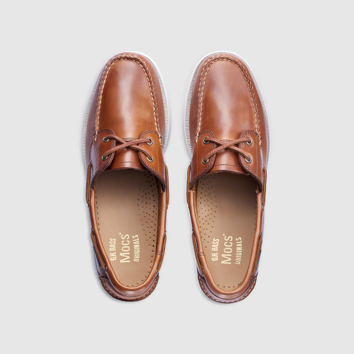 Mens Leather Hampton Boat Shoe sold by G.H. Bass & Co. product image thumbnail 3