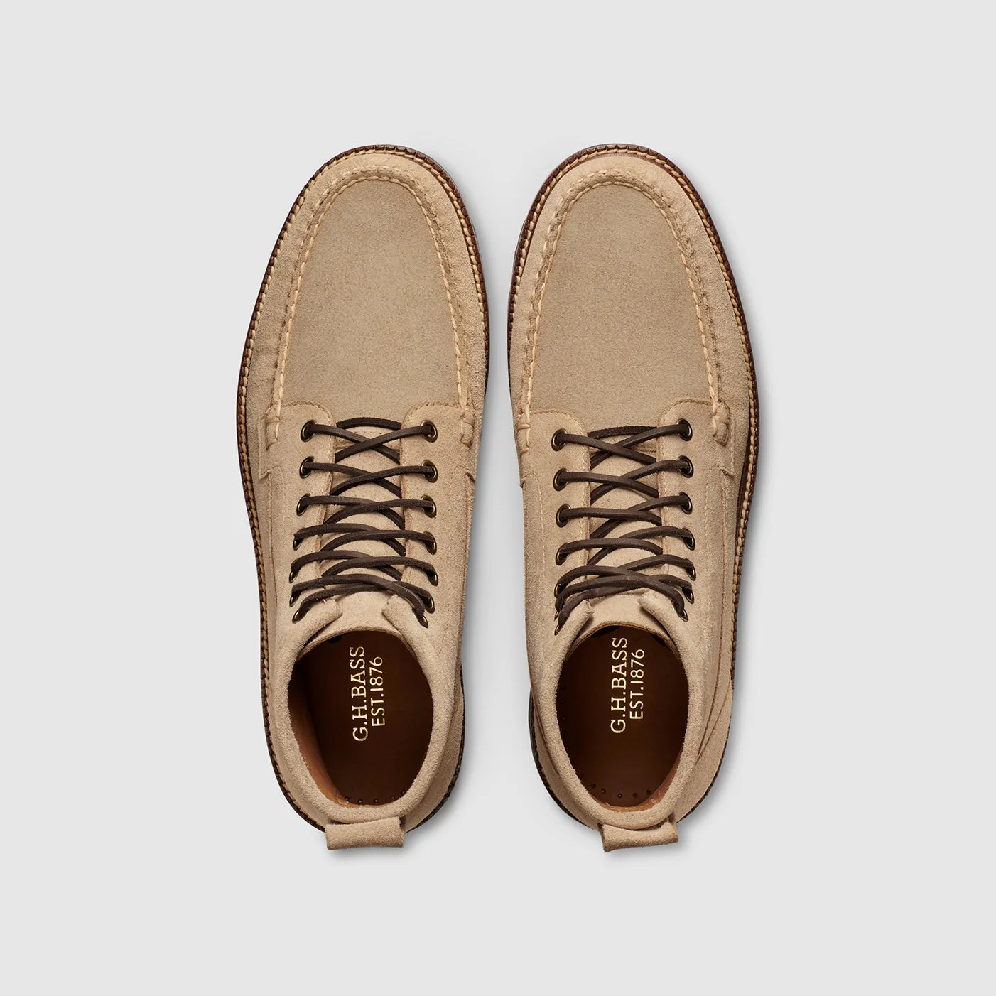 MENS SUEDE RANGER SUPER LUG MOC BOOT sold by G.H. Bass & Co. product image thumbnail 3