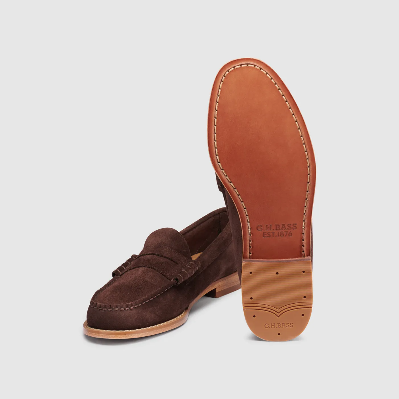 MENS LARSON SUEDE WEEJUNS LOAFER sold by G.H. Bass & Co. product image thumbnail 5