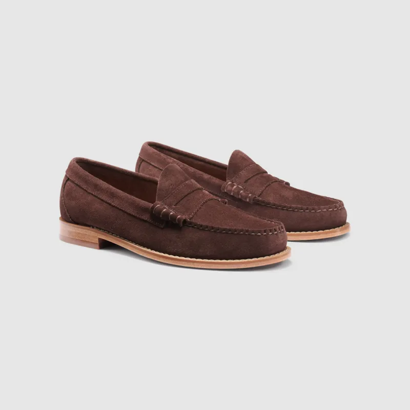 MENS LARSON SUEDE WEEJUNS LOAFER sold by G.H. Bass & Co.