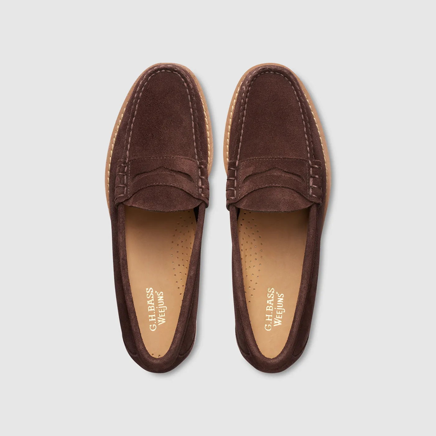 MENS LARSON SUEDE WEEJUNS LOAFER sold by G.H. Bass & Co. product image thumbnail 3