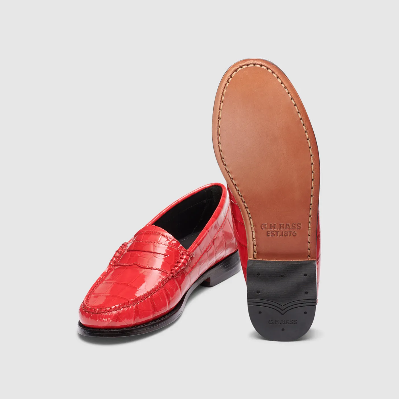 WOMENS WHITNEY CROCO WEEJUNS LOAFER sold by G.H. Bass & Co. product image thumbnail 5